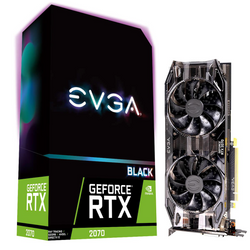 EVGA GeForce RTX 2070 Black Edition, 8192 MB GDDR6