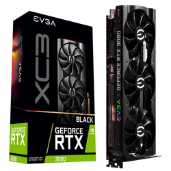 EVGA GeForce RTX 3080 XC3 BLACK GAMING 10GB GDDR6X