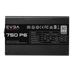 EVGA 750W SuperNOVA 750 P6 Fully Modular (80+Platinum)