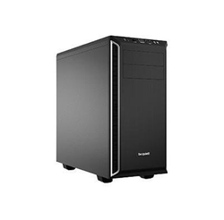 be quiet! Pure Base 600 Midi Tower Noir, Argent