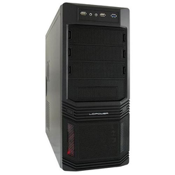 LC-Power Pro-925B Midi Tower ohne Netzteil schwarz