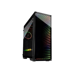Inter-Tech X-908 Infini2 Tower Nero, Chassis Tower Nero, Tower, PC, Nero, ATX,ITX,Micro ATX,Mini-ITX, Rosso/Verde/Blu, Ventole
