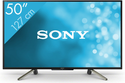 Sony KDL-50WF660 TV LED - Noir, Argent