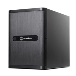 SilverStone SST-DS380B tower-behuizing Zwart, USB 3.0