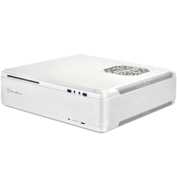 Silverstone SST-FTZ01S Fortress Mini-ITX Gehäuse - silber