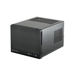 SilverStone SG13B-Q tower-behuizing Zwart, 2x USB 3.0