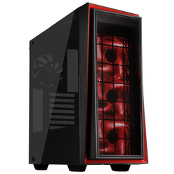 SilverStone SST-RL06BR-GP Redline Midi-Tower schwarz / rot