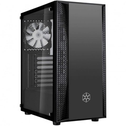 Silverstone SST-FAB1B-G Tempered Glass, schwarz