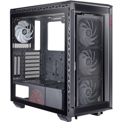 XPG Battlecruiser Tempered Glass Mid Tower Case - Black