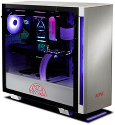 XPG Invader Tempered Glass Mid Tower Case - White