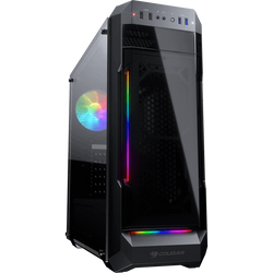 COUGAR MX331 T schwarz Midi Tower mit Glasfenster