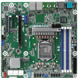 Asrock W480D4U moederbord Intel W480 LGA 1200 micro ATX