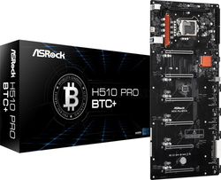 Carte Mère ASRock H510 Pro BTC+ (Intel LGA 1200)