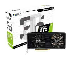 Palit GeForce RTX 3060 Dual -näytönohjain, 12GB GDDR6