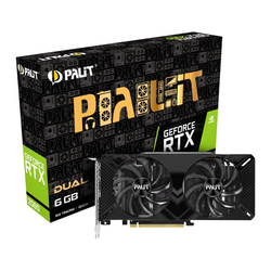 Palit GeForce RTX 2060 Dual, 6GB GDDR6, DVI, HDMI, DP
