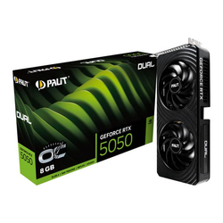 PALIT GeForce RTX 5050 Dual OC 8GB GDDR6 HDMI/DP