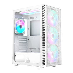 Montech X3 Mesh Midi-Tower, RGB, Tempered Glass -weiß
