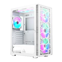 Montech X3 Glass Midi-Tower, RGB, Tempered Glass -weiß
