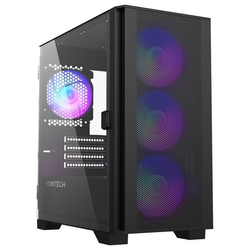 Montech Air 100 ARGB Mid Tower Gaming Case - Black