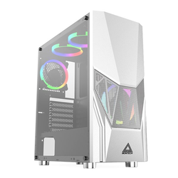 Montech Fighter 500 Mid Tower Gaming Case - White