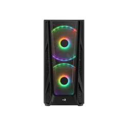 Aerocool NightHawk Duo ARGB tower-behuizing Zwart, USB 3.2, Window-Kit