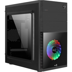 Mini Tour Micro ATX AeroCool CS-105 Cosmo-C RGB avec panneaux vitrés (Noir)