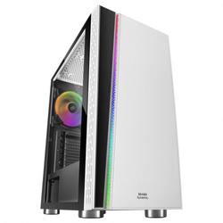Mars Gaming MC8 Cristal Templado USB 3.1 Blanca