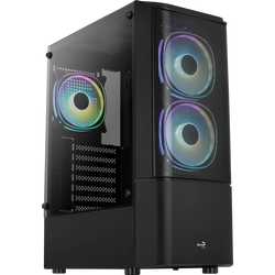 Aerocool Quantum Mesh v2 TG , Tower casing black/gray