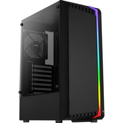 Aerocool Bionic V1 RGB Cristal Templado USB 3.0 Negra