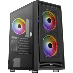 Aerocool Graphite v2, ikkunallinen miditornikotelo, musta