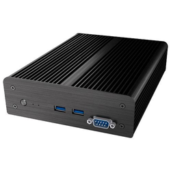 Akasa Newton D3 Fanless NUC-kotelo, alumiini, musta