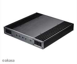 Akasa Plato X8 UCFF-Gehäuse (Intel NUC), OEM - schwarz