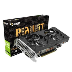 Palit Pali6GB D6 RTX 2060 Dual, DisplayPort, HDMI, DVI-D