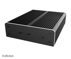 Akasa Newton NE NUC-kotelo, alumiini, musta