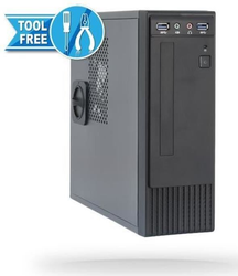Chieftec FI-03B 250W, Tower casing black, incl. 250 watts PSU