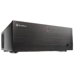 SilverStone Grandia GD07B htpc behuizing Zwart, USB 3.0