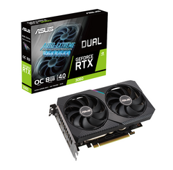 ASUS GeForce RTX 3060 DUAL OC - 8GB GDDR6 RAM - Grafikkort