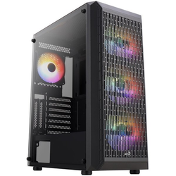 Aerocool BEAMBKV2 FRGB Cristal Templado USB 3.0 Negro