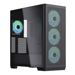 AeroCool Geh Midi APNX C1 MicroATX/ATX/MiniITX o.N. (black)