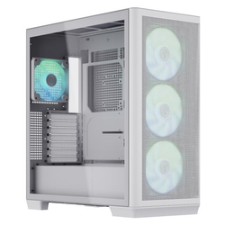 APNX C1 Midi-Tower ATX-Gehäuse, Tempered Glass - weiß