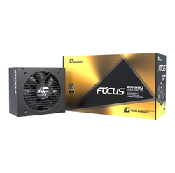 Seasonic Focus GX-550W, PC-Netzteil schwarz, 2x PCIe, Kabel-Management