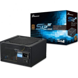 Seasonic S12III-550, null Watt voeding Zwart, 2x PCIe