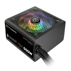 Thermaltake Smart RGB 500W voeding Zwart, 2x PCIe