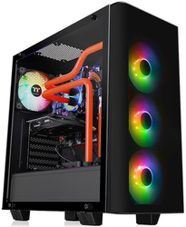 Thermaltake View 21 computer -Toren Zwart Midi Tower Behuizing