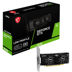 Msi GTX 1630 4GT LP OC NVIDIA GeForce GTX 1630 4 GB GDDR6