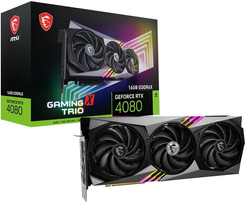 MSI GeForce RTX 4080 GAMING X TRIO -näytönohjain, 16GB GDDR6X