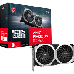 MSI RX 7600 MECH 2X Classic 8G OC - RX7600/8G