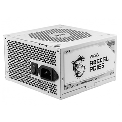 MSI MAG A850GL PCIE5 White - 80 Plus Gold