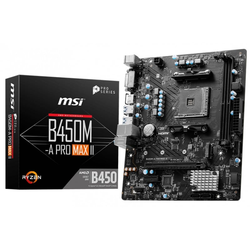 MSI B450M-A PRO MAX II - B450/AM4/DDR4/mATX