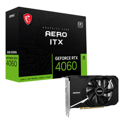 MSi RTX4060 AERO ITX OC 8GB GDDR6 HDMI 3xDP - 8.192 MB